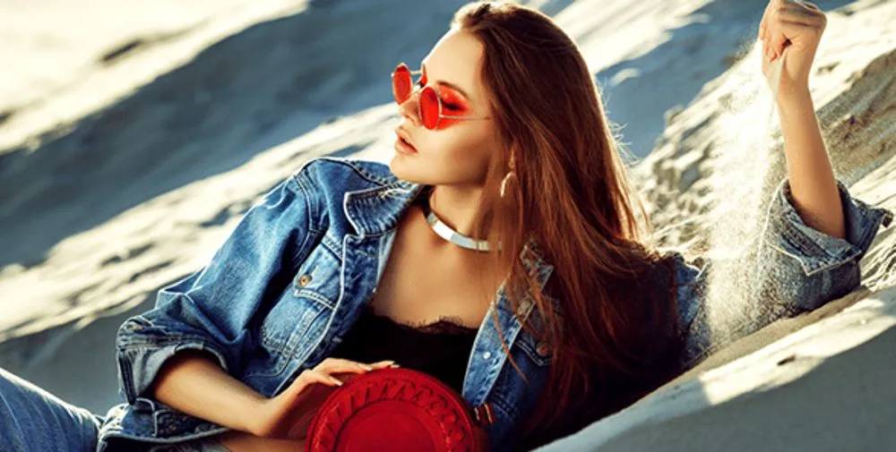 Lunettes de soleil Bohême Coachella Verres ronds Polarisé UV 400